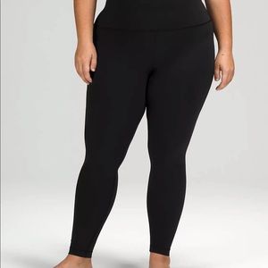 Lululemon Size 14 Wunder Under High-Rise Leggings